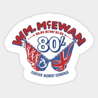 William McEwan Brewery Sticker